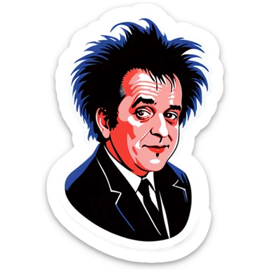 Robert smith in Friday I’m in love  sticker
