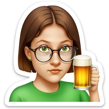 Cerveza Drinker sticker