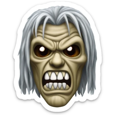 Iron Maiden fan sticker