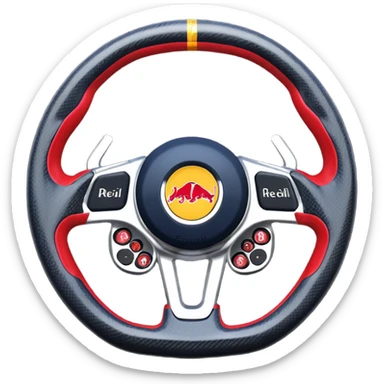 Redbull F1 stearing wheel  sticker