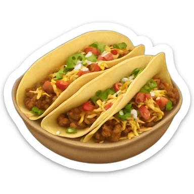 Mexican food sticker