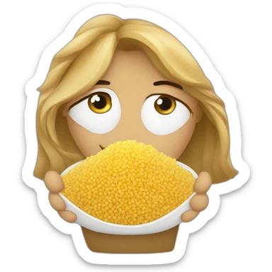 Zemoure eat couscous sticker