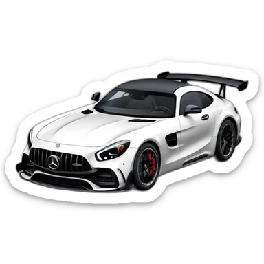 Mercedes amg gt black series sticker
