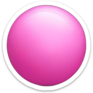 Pink ball sticker