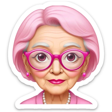 blunt grand maa with pink spects sticker