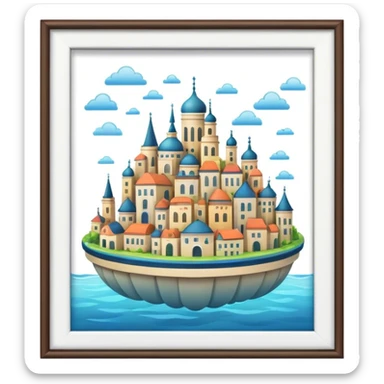 floating cities  sticker