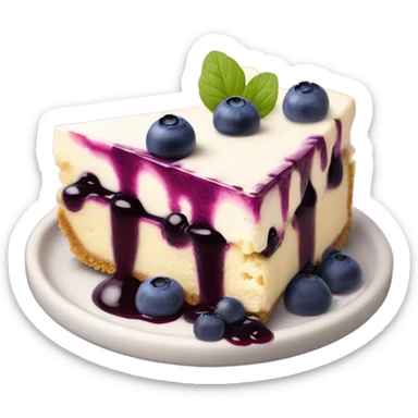 Blueberry cheesecake  sticker