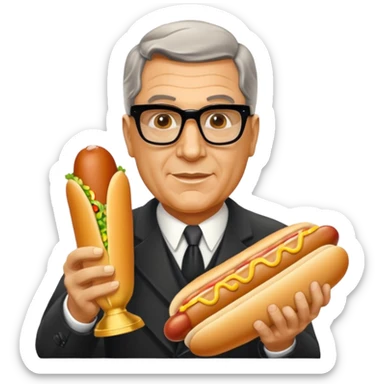 Vince Lombardi, trophy hot dog sticker