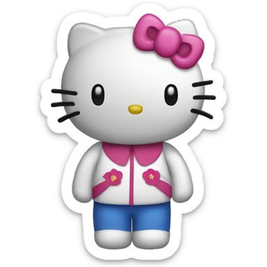 hello kitty  sticker
