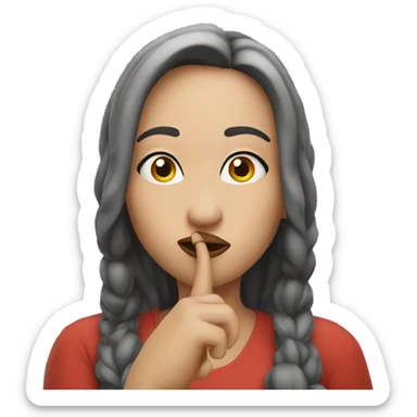 Blowing kiss  sticker