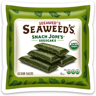 seaweed snacks trader joes  sticker