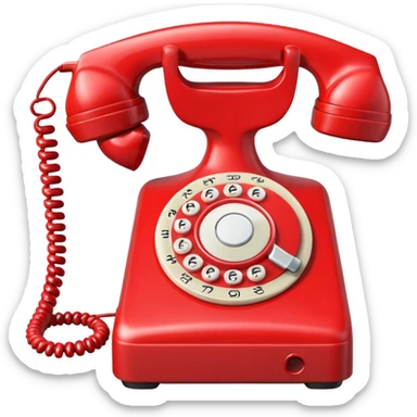 Phone hotline phone sticker