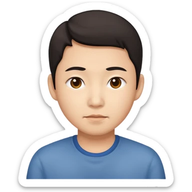 Stereotypical Asian  sticker