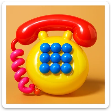 telephone sticker