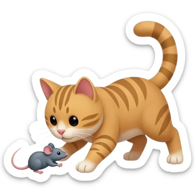 cat attack sticker