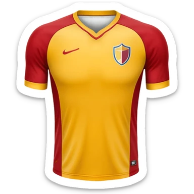 red, yellow, white titan jersey sticker