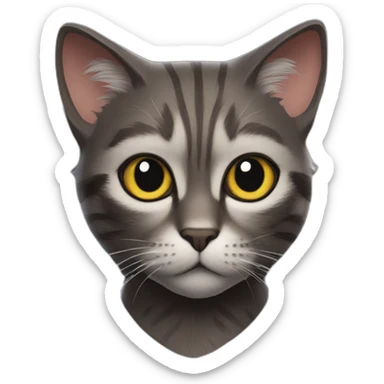 cat of guardians of galaxy sticker