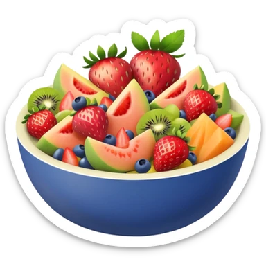 bowl of fruit salad























 sticker