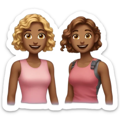 Besties  sticker