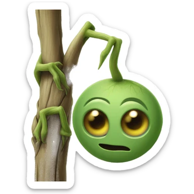 bowtruckle: Small, tree-guardian creatures resembling sticks with eyes, known for their attachment to particular trees and wood. sticker