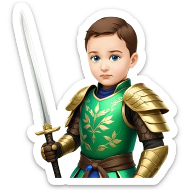 Emerald Samurai sticker