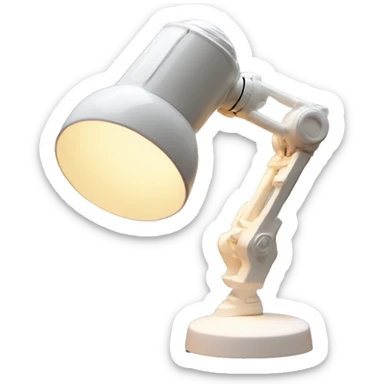 astronaut Desk lamp sticker