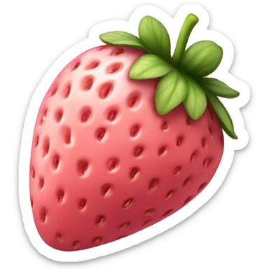Baby Pink strawberry  sticker