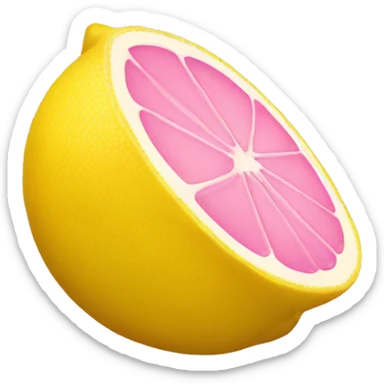 Lemon pink  sticker