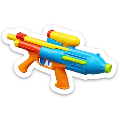 Super Soaker: Iconic-style Candid Likeness 1990’s Toy

A powerful water gun with pump-action technology sticker