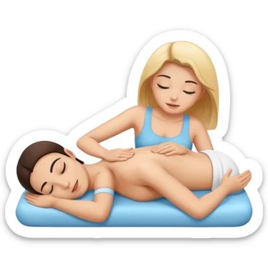 Back massage body sticker