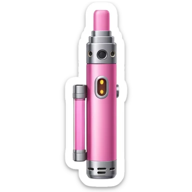 Pink vape sticker
