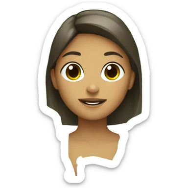 Girl with cucumbers sticker