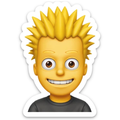 the simpsons, Different every character, only one at a time. sticker