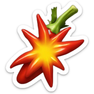 Red Hot Chili Peppers asterisk logo sticker