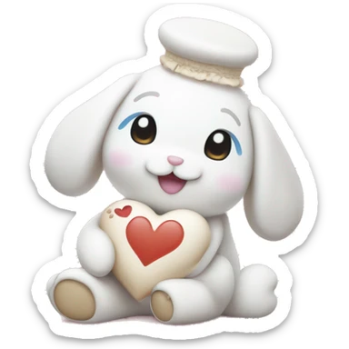 cinnamoroll with love  sticker