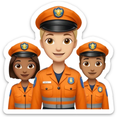 wildlife rescue workers, no animal in the image sticker