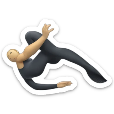 freediver-monofin sticker