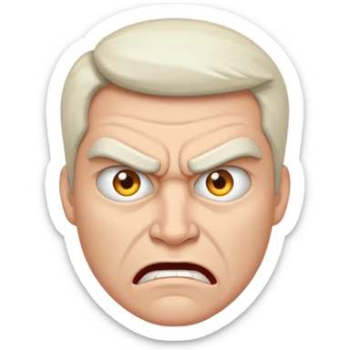 Angry arrogant is tired of idiots powerful being or engity sticker