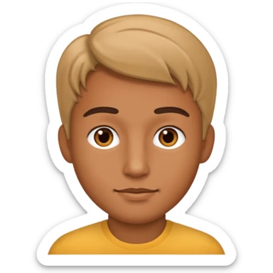 My own emoji based on a photo of myself sticker