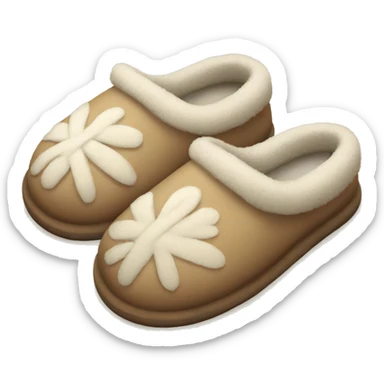 Cozy slippers sticker