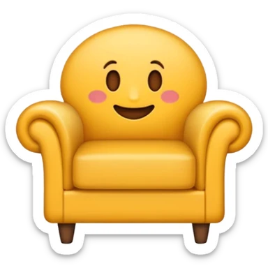 give real furniture emojes single single sticker