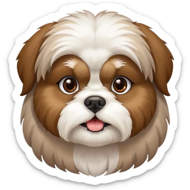 Shih tzu highland terrior sticker