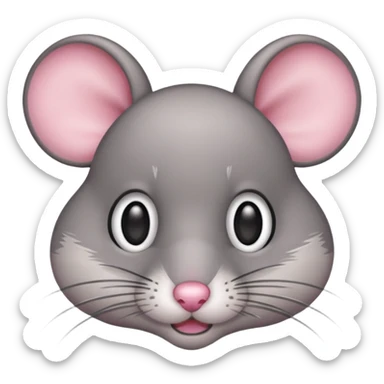 Mouse face 🐭 sticker