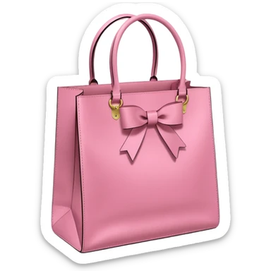 pink shopping bag, Blair Waldorf like sticker