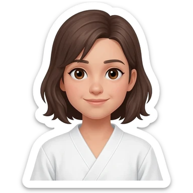 Girl in straightjacket sticker