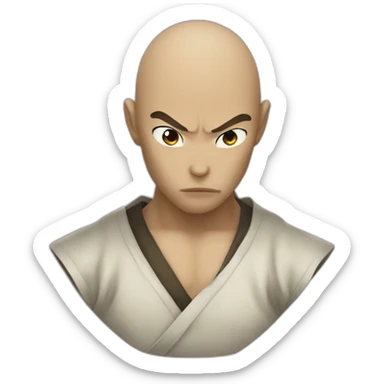 inosuke from demos slayer sticker