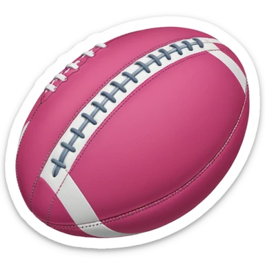Rugby Fashion sport formpink without man sticker