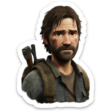 the last of us clacker sticker