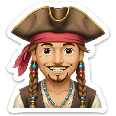 jack sparrow sticker