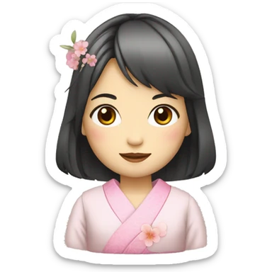 Fille japonaise  sticker